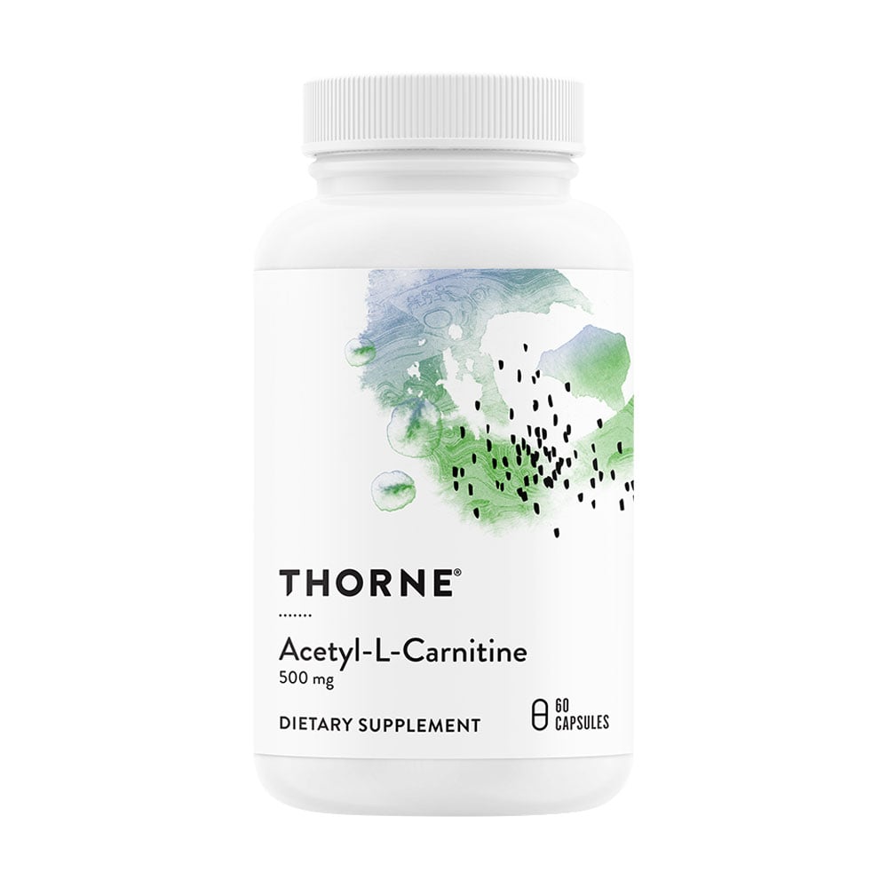 Ацетил-L-карнітин Thorne Research Carnityl Acetyl-L-Carnitine, 60 капсул